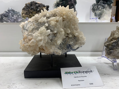 Calcite on Fluorite Collector Specimen