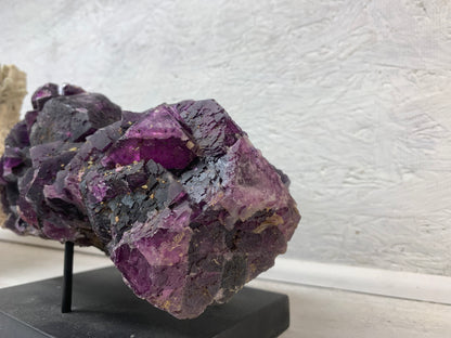 Elmwood Deep Purple Fluorite Crystal Specimen – Tennessee
