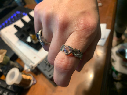 .925 Sterling Silver Rings with Genuine Natural Gemstones