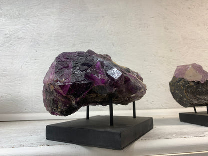 Elmwood Deep Purple Fluorite Crystal Specimen – Tennessee