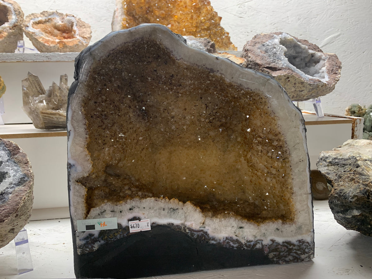 Large Natural Citrine Geode – 10.44 kg