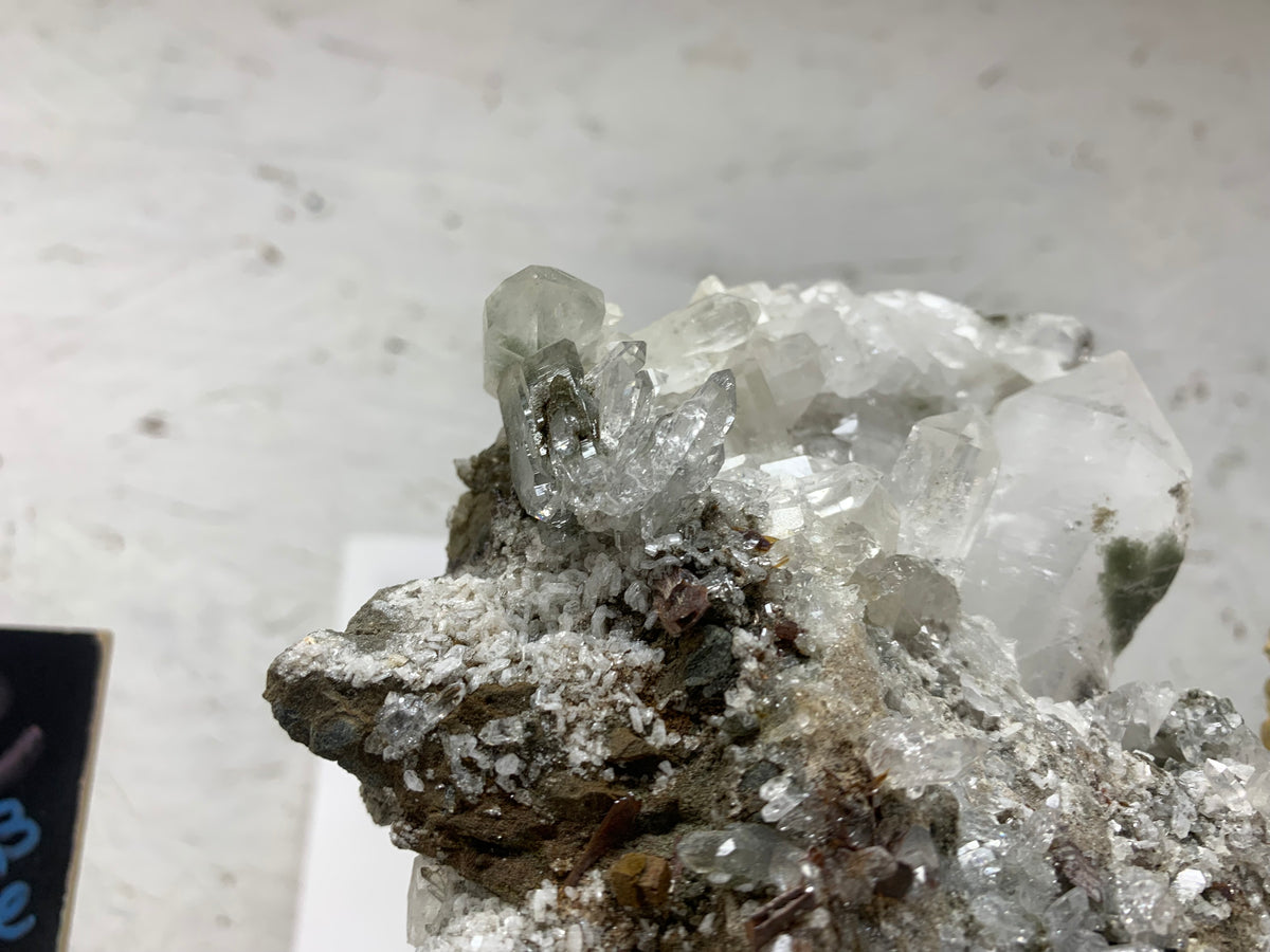 Brookite with Quartz & Chlorite – Pakistan – 628 g