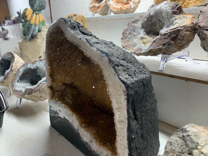Large Natural Citrine Geode – 10.44 kg