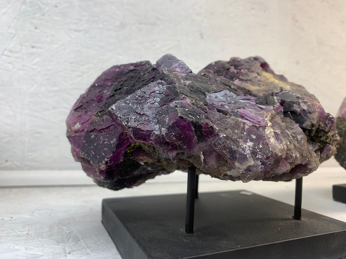 Elmwood Deep Purple Fluorite Crystal Specimen – Tennessee