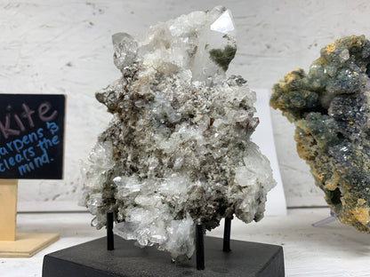Brookite with Quartz & Chlorite – Pakistan – 628 g