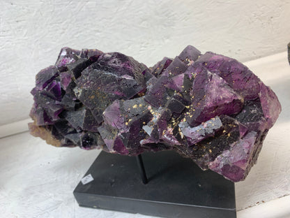Elmwood Deep Purple Fluorite Crystal Specimen – Tennessee