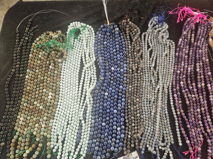 Natural Gemstone Bead Strands