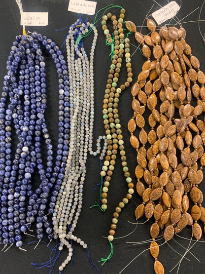Natural Gemstone Bead Strands