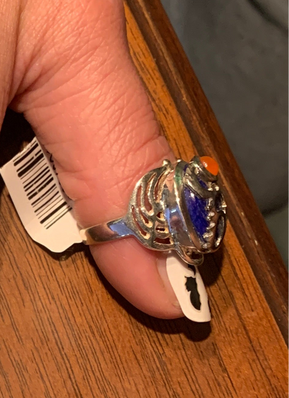 .925 Sterling Silver Rings with Genuine Natural Gemstones