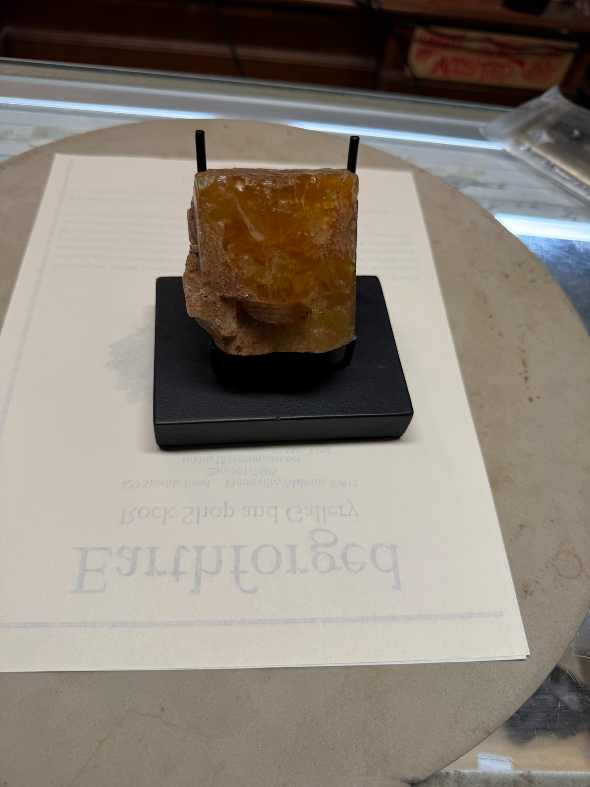Golden Heliodor Beryl Collector Specimen – 368 g