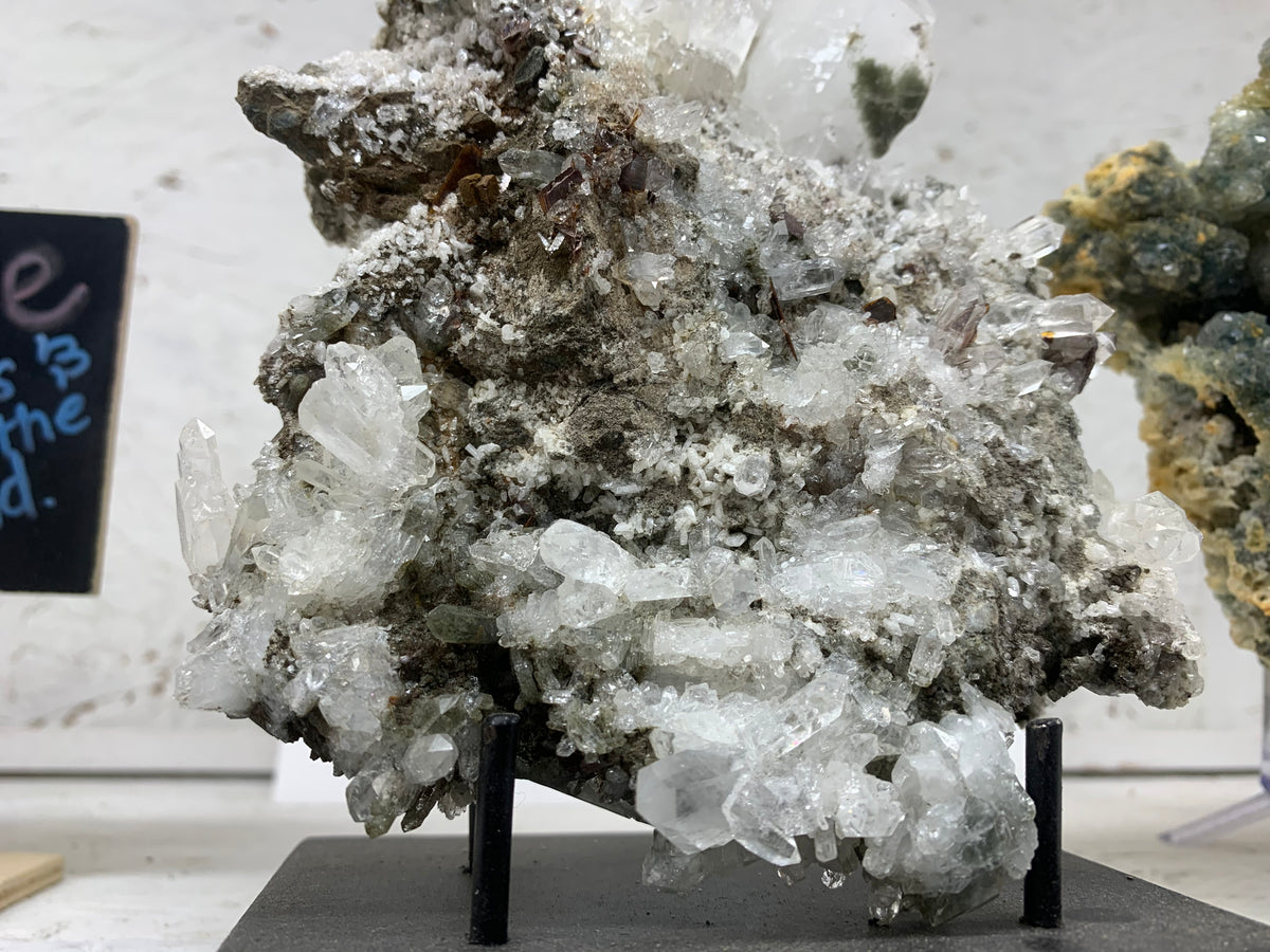 Brookite with Quartz & Chlorite – Pakistan – 628 g