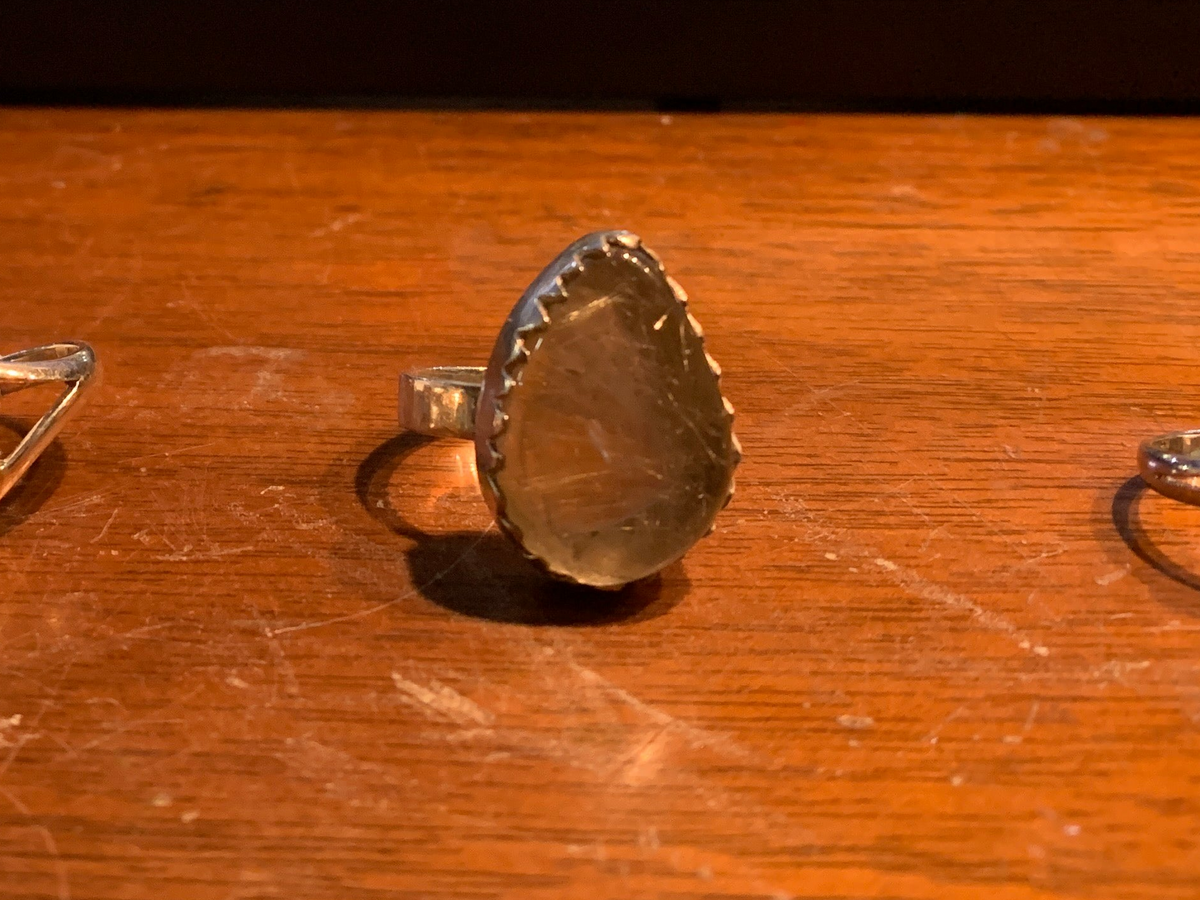 .925 Sterling Silver Rings with Genuine Natural Gemstones