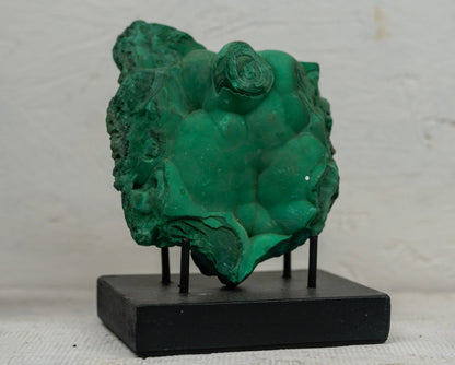 Heart of the West natural green mineral specimen from the Kakanda Mine region of the DRC